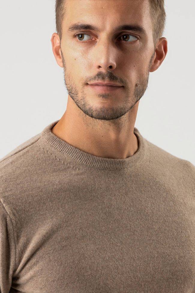privati firenze Strickwaren Herren Privati Firenze Rundhalsausschnitt Slim Einfarbig 100% Kaschmir Begrenztes Angebot