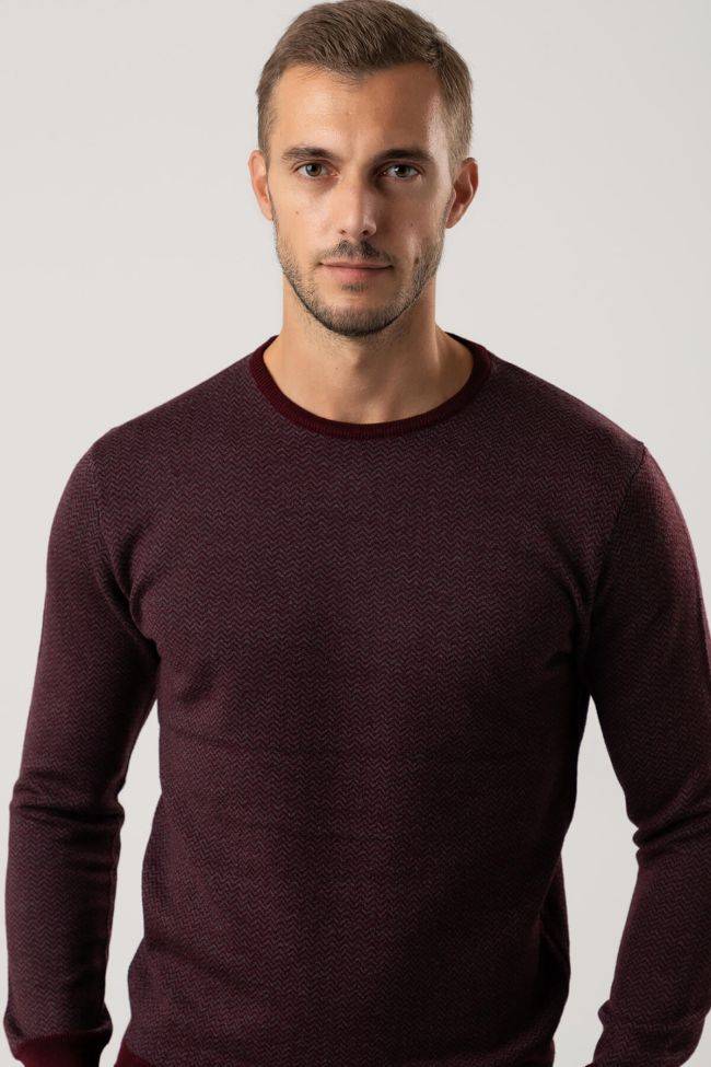 privati firenze Strickwaren Herren Privati Firenze Rundhalsausschnitt Slim Halb Unifarben 100% Merinowolle Jubiläumsangebot