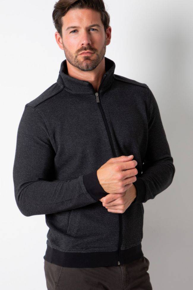 ragman Strickwaren Herren Ragman Reißverschluss Classic Einfarbig 100% winter cotton Neueste Mode