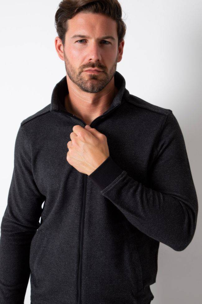 ragman Strickwaren Herren Ragman Reißverschluss Classic Einfarbig 100% winter cotton Neueste Mode