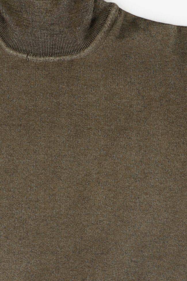 primo emporio Strickwaren Herren Primo Emporio hoher Kragen Slim Einfarbig 100% Wolle Online Outlet