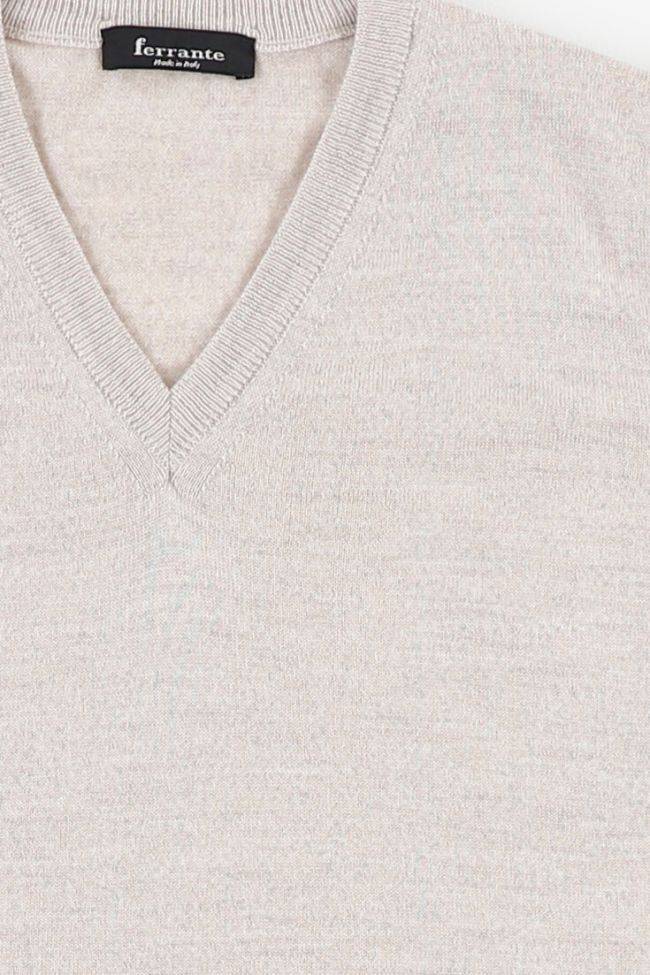 ferrante Strickwaren Herren Ferrante Polokragen Regular Einfarbig 100% Merinowolle Extrafine Kostenlose Rückgabe