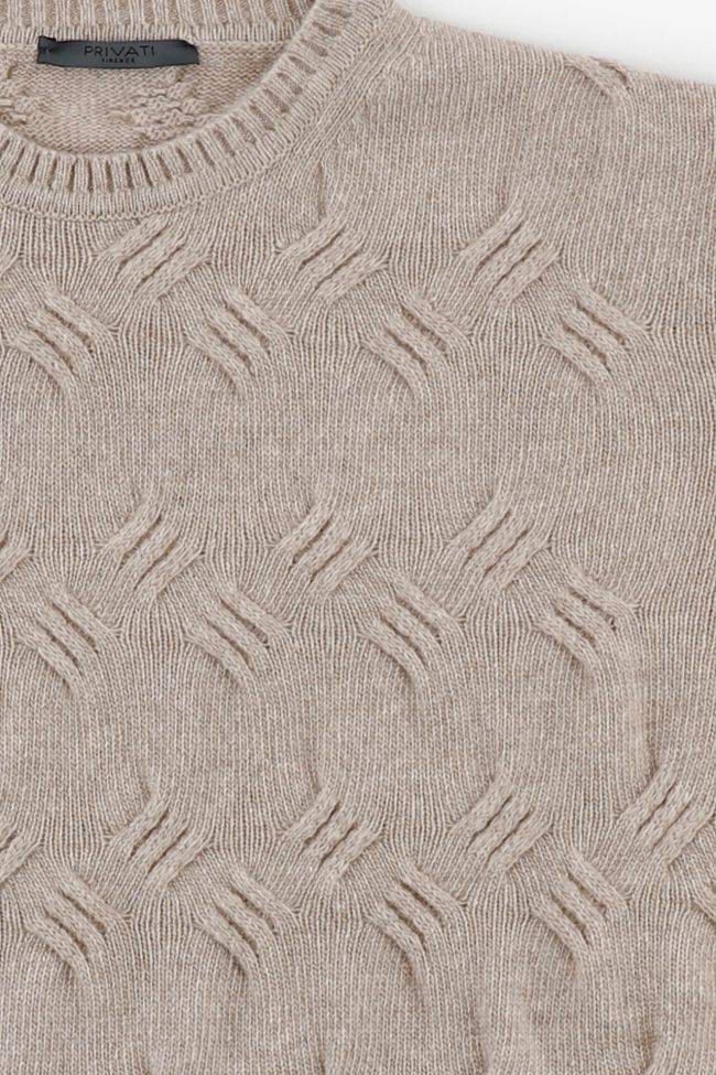 privati firenze Strickwaren Herren Privati Firenze Rundhalsausschnitt Slim Muster 90% wolle 10% Kaschmir Begrenzte Freigabe