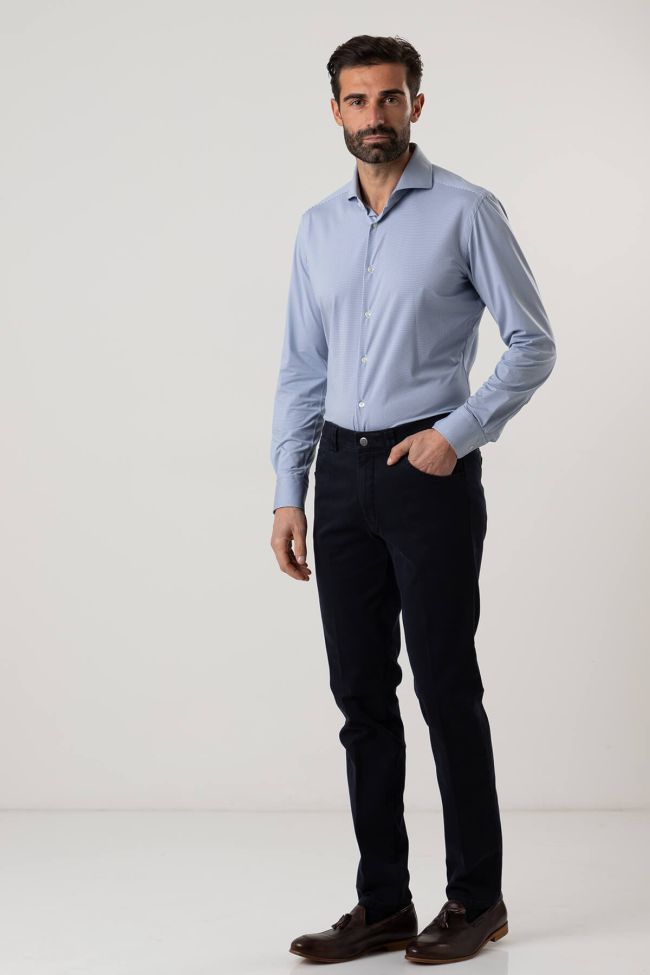 meyer Hose Herren Meyer Chinos Classic Einfarbig 97% Baumwolle 3% elastan Vierteljährliche Förderung