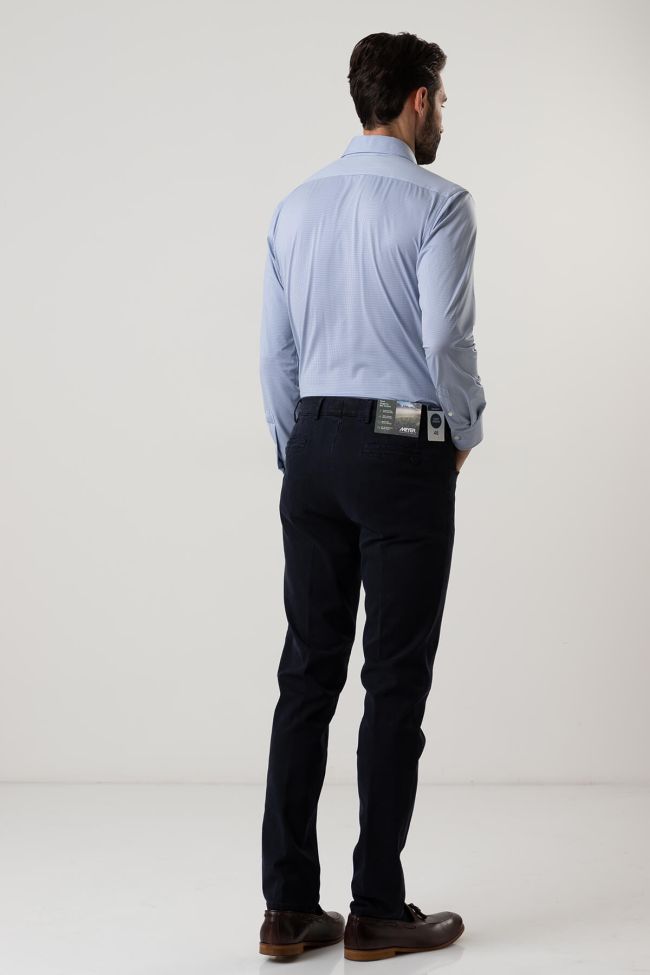 meyer Hose Herren Meyer Chinos Classic Einfarbig 97% Baumwolle 3% elastan Vierteljährliche Förderung