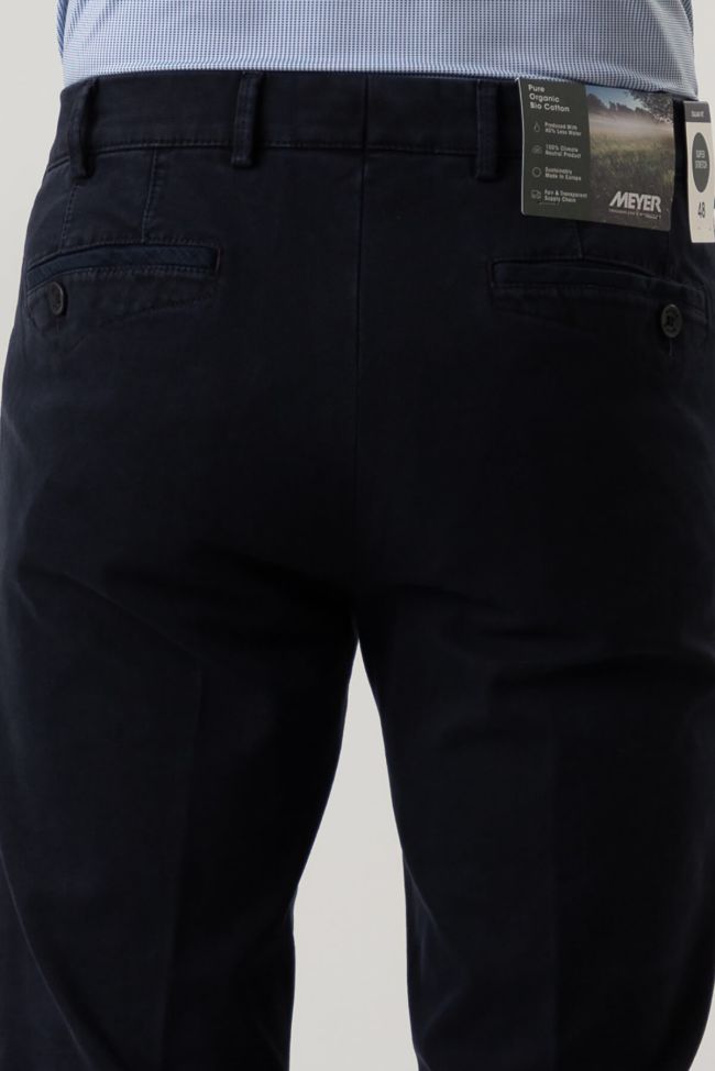 meyer Hose Herren Meyer Chinos Classic Einfarbig 97% Baumwolle 3% elastan Vierteljährliche Förderung