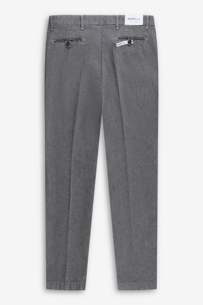 moro Hose Herren Moro Chinos Slim Einfarbig 98% cotton 2% ea zollfrei