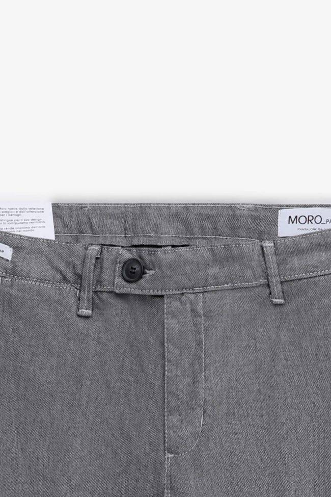 moro Hose Herren Moro Chinos Slim Einfarbig 98% cotton 2% ea zollfrei