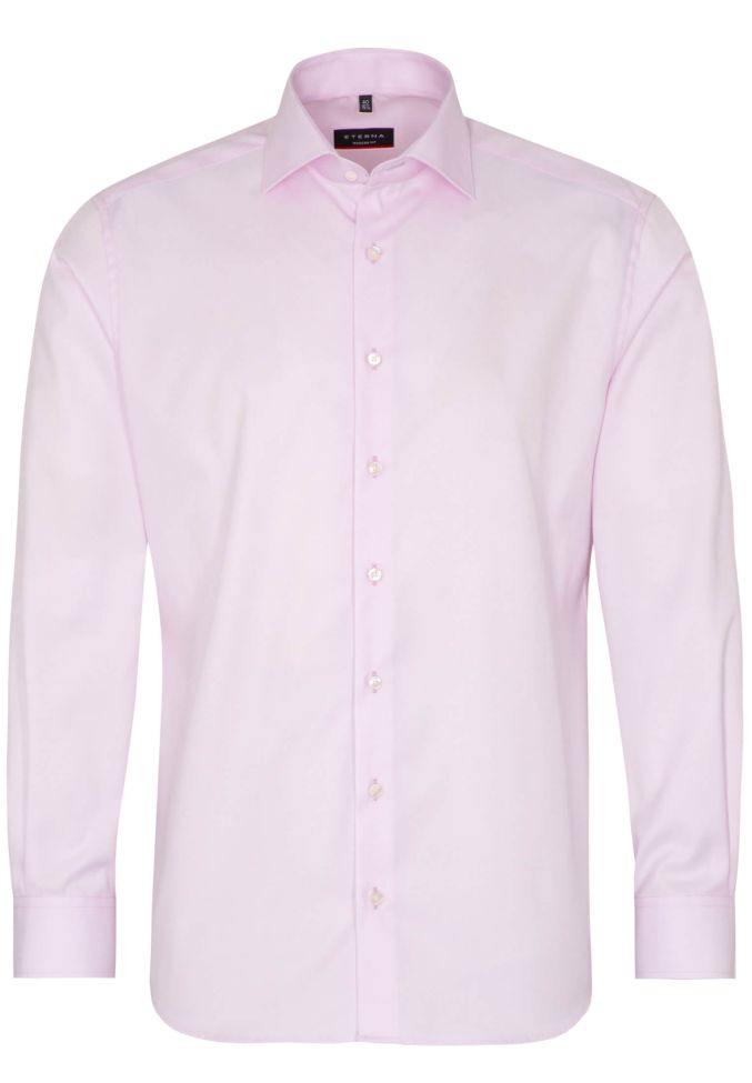 eterna Hemd Herren Eterna Classic Bügelfreie kragen Italienisch Lange Ärmel Outlet