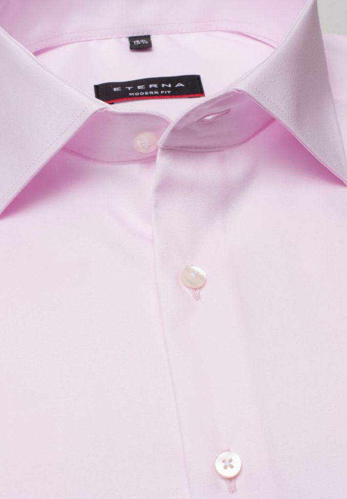 eterna Hemd Herren Eterna Classic Bügelfreie kragen Italienisch Lange Ärmel Outlet