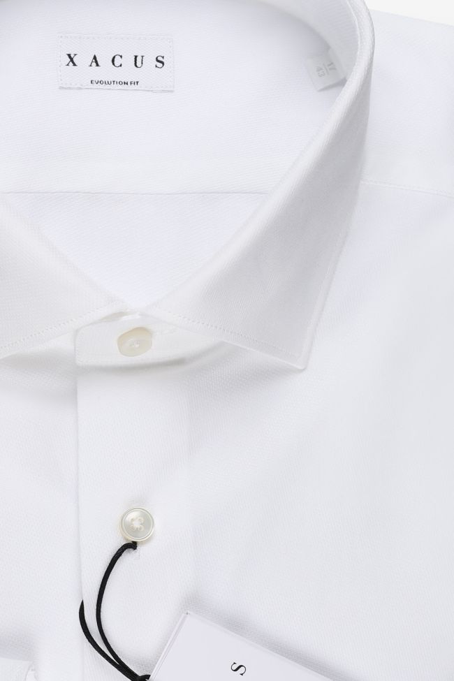 xacus Hemd Herren Xacus Classic Einfarbig 100% Baumwolle kragen Französisch Lange Ärmel Verkauf