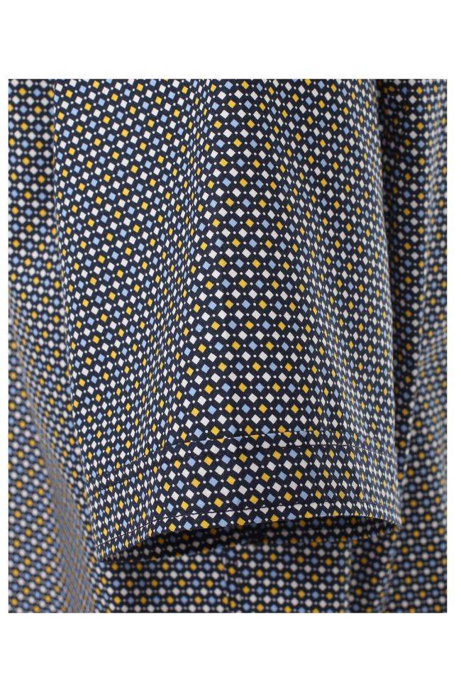 casamoda Hemd Herren Casamoda Classic Muster kragen Button-Down Kurze Ärmel im Angebot