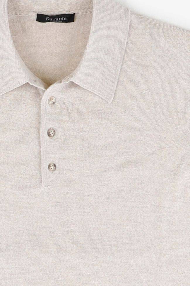 ferrante Strickwaren Herren Ferrante Polokragen Classic Einfarbig 100% Merinowolle Extrafine Cyber Monday