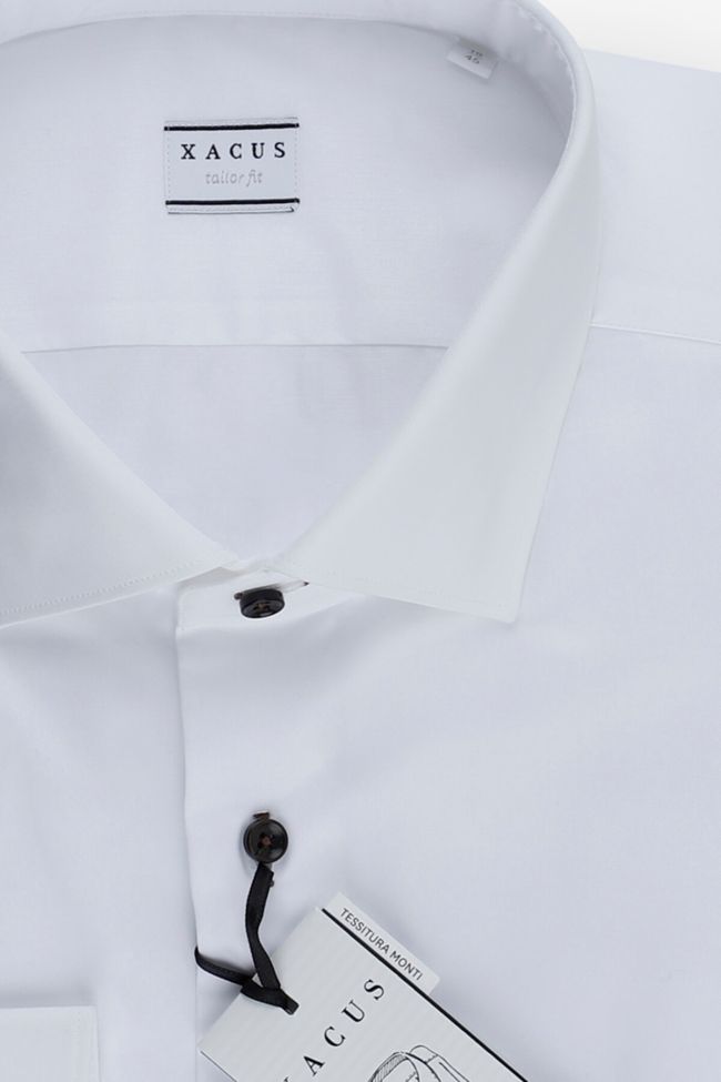 xacus Hemd Herren Xacus Regular Einfarbig 100% Baumwolle kragen Italienisch Lange Ärmel Riesige Rabatte