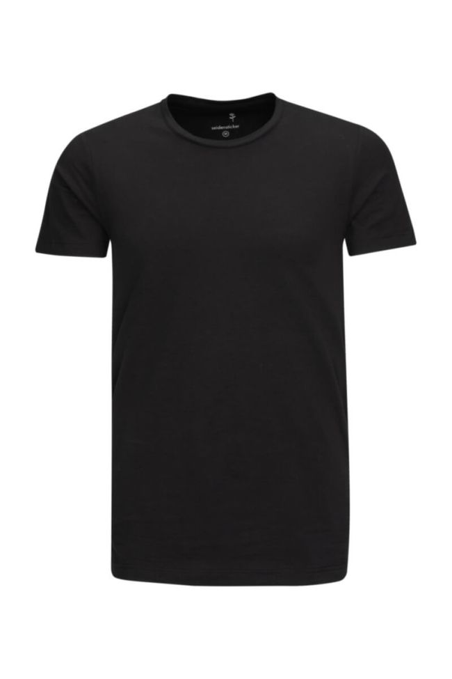 seidensticker T-shirt Herren Seidensticker Regular Einfarbig Kurze Ärmel Kostenloser Versand international