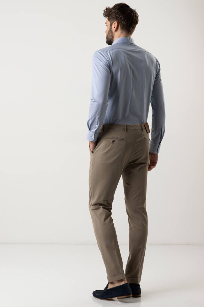 b-settecento Hose Herren B-Settecento Chinos Slim Einfarbig 97% Baumwolle 3% elastan Versandkostenfrei