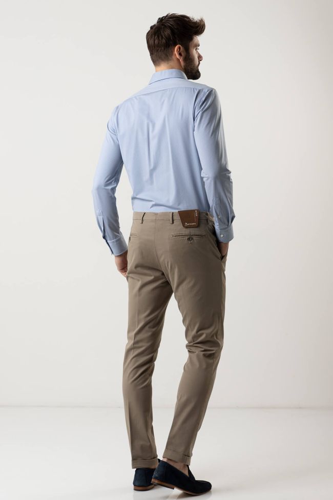 b-settecento Hose Herren B-Settecento Chinos Slim Einfarbig 97% Baumwolle 3% elastan Versandkostenfrei