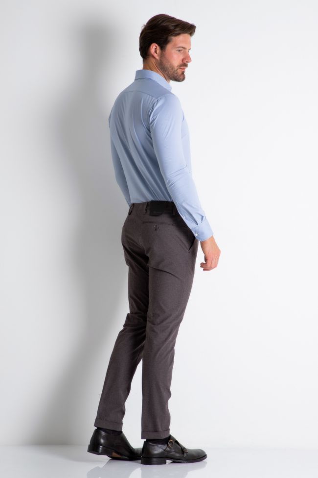 b-settecento Hose Herren B-Settecento Chinos Slim Halb Unifarben 98% cotton 2% ea 50% Rabatt für begrenzte Zeit