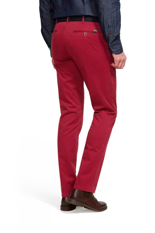 meyer Hose Herren Meyer Chinos Classic Einfarbig 97% Baumwolle 3% elastan Großer Ausverkauf