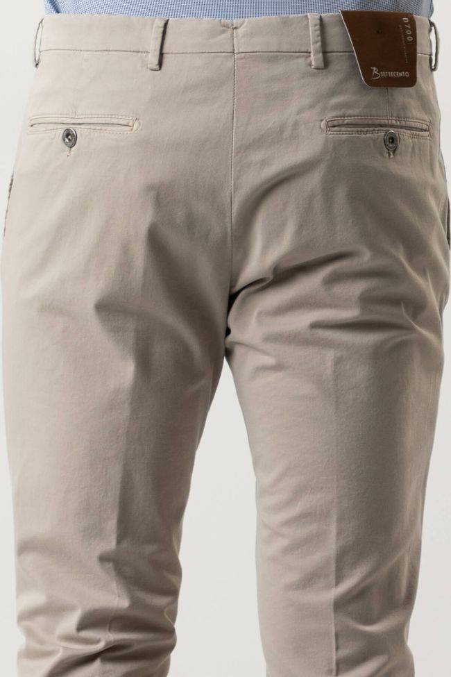 b-settecento Hose Herren B-Settecento Chinos Slim Einfarbig 97% Baumwolle 3% elastan Valentinstagsangebot