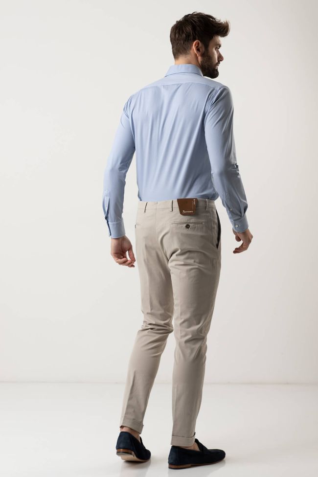 b-settecento Hose Herren B-Settecento Chinos Slim Einfarbig 97% Baumwolle 3% elastan Valentinstagsangebot