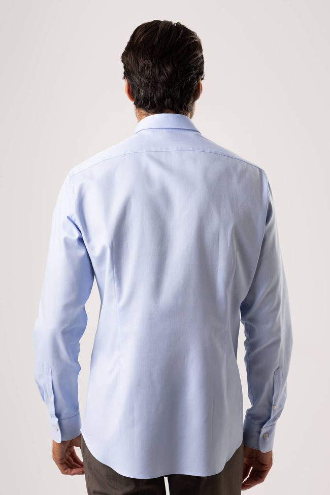 ingram Hemd Herren Ingram Slim Einfarbig 100% Baumwolle kragen Italienisch Lange Ärmel Top Angebot