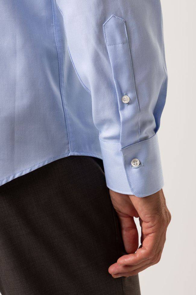 ingram Hemd Herren Ingram Slim Einfarbig 100% Baumwolle kragen Italienisch Lange Ärmel Top Angebot