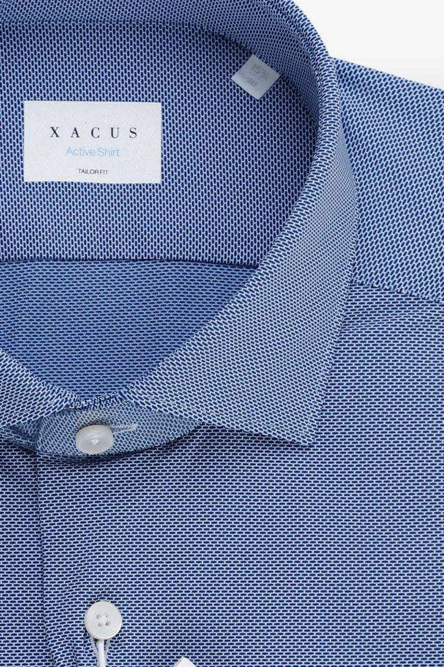 xacus Hemd Herren Xacus Regular Halb Unifarben 86% polyamide 14% elastane kragen Französisch Lange Ärmel Kauf eins, bekomm eins gratis