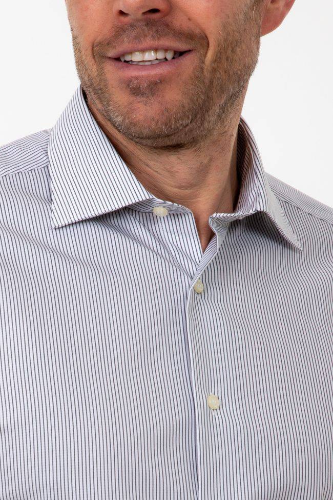 aplomb Hemd Herren Aplomb Regular Streifen 100% Baumwolle kragen Italienisch Lange Ärmel Tägliche Deals