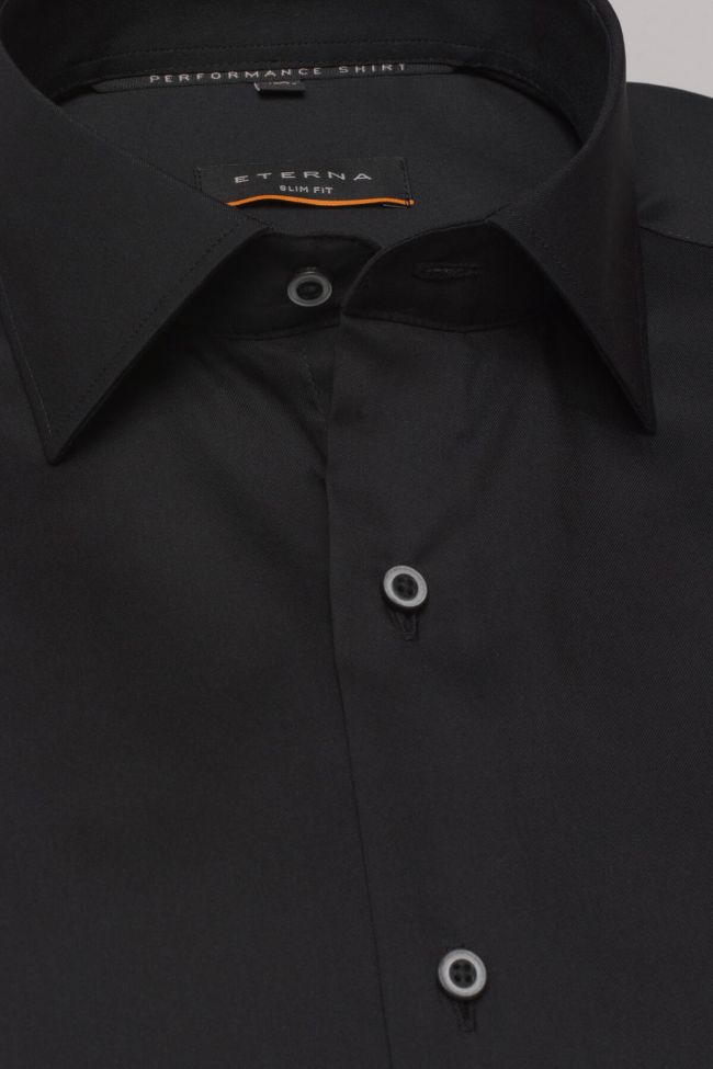 eterna Hemd Herren Eterna Slim kragen Italienisch Lange Ärmel Letzter Tag