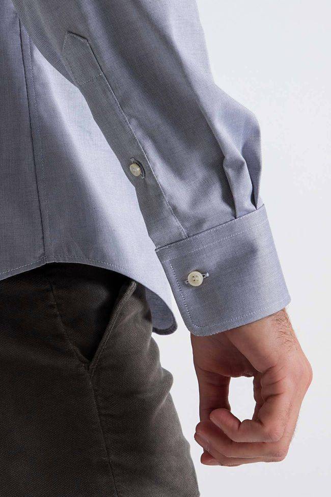 ingram Hemd Herren Ingram Slim Bügelfreie Karo 100% Baumwolle kragen Französisch Lange Ärmel Kostenloser Versand international