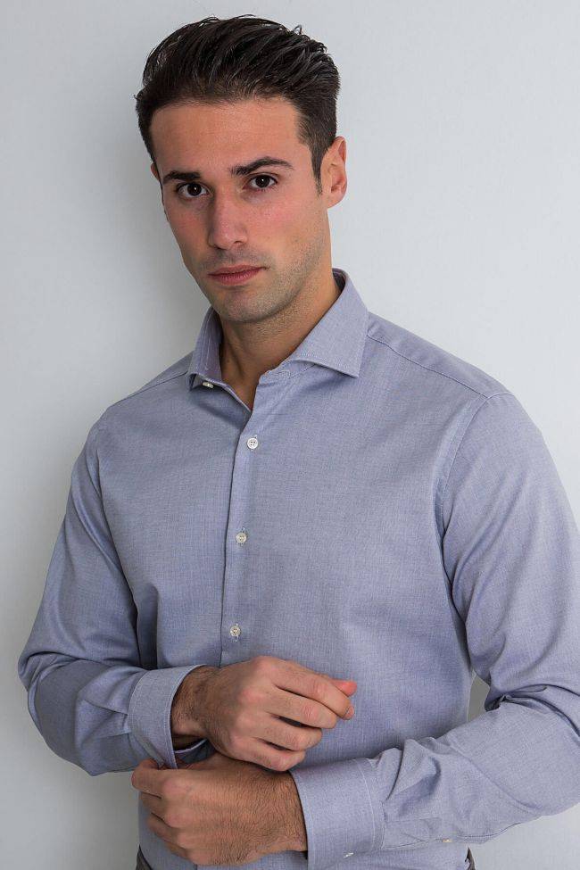 ingram Hemd Herren Ingram Slim Bügelfreie Karo 100% Baumwolle kragen Französisch Lange Ärmel Kostenloser Versand international