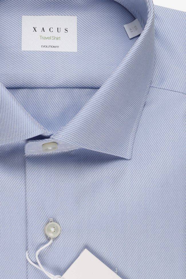 xacus Hemd Herren Xacus Classic Bügelfreie Einfarbig 100% Bio-Baumwolle kragen Französisch Lange Ärmel Begrenzt auf 3 Tage