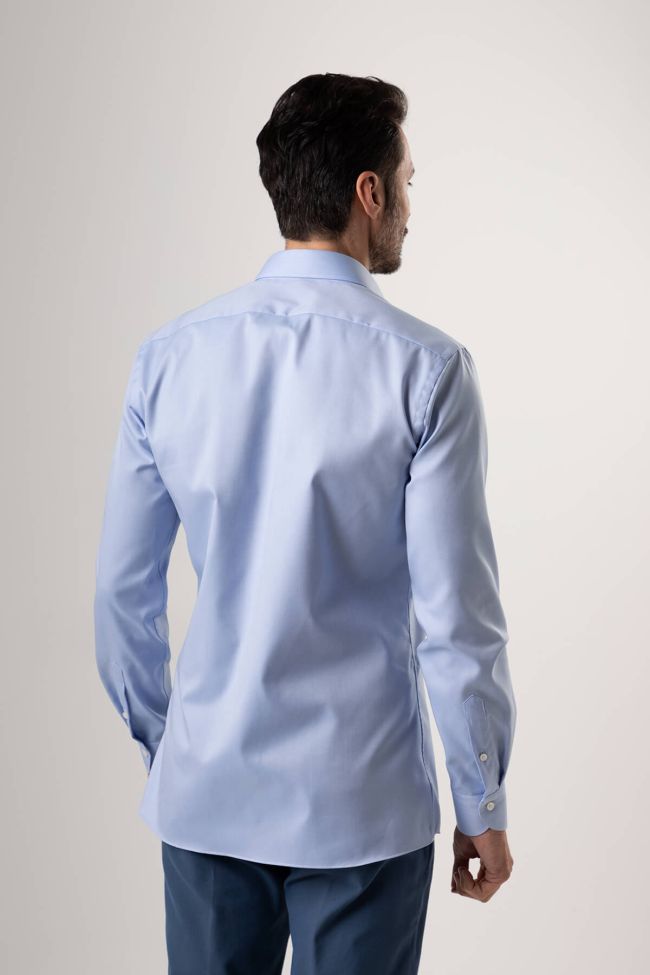 xacus Hemd Herren Xacus Regular Bügelfreie Einfarbig 100% Baumwolle kragen Französisch Lange Ärmel Kostenloser Versand