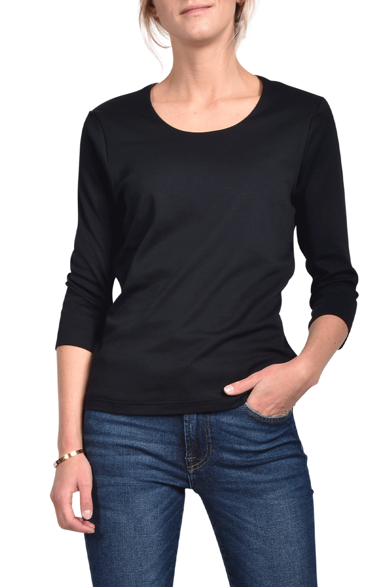 EFIXELLE Rundhalsshirt aus Baumwolle von EFIXELLE Schlussverkauf