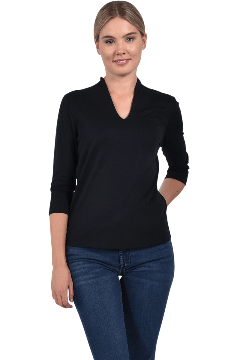 EFIXELLE Kelchkragenshirt aus Baumwolle von EFIXELLE Sonderangebot