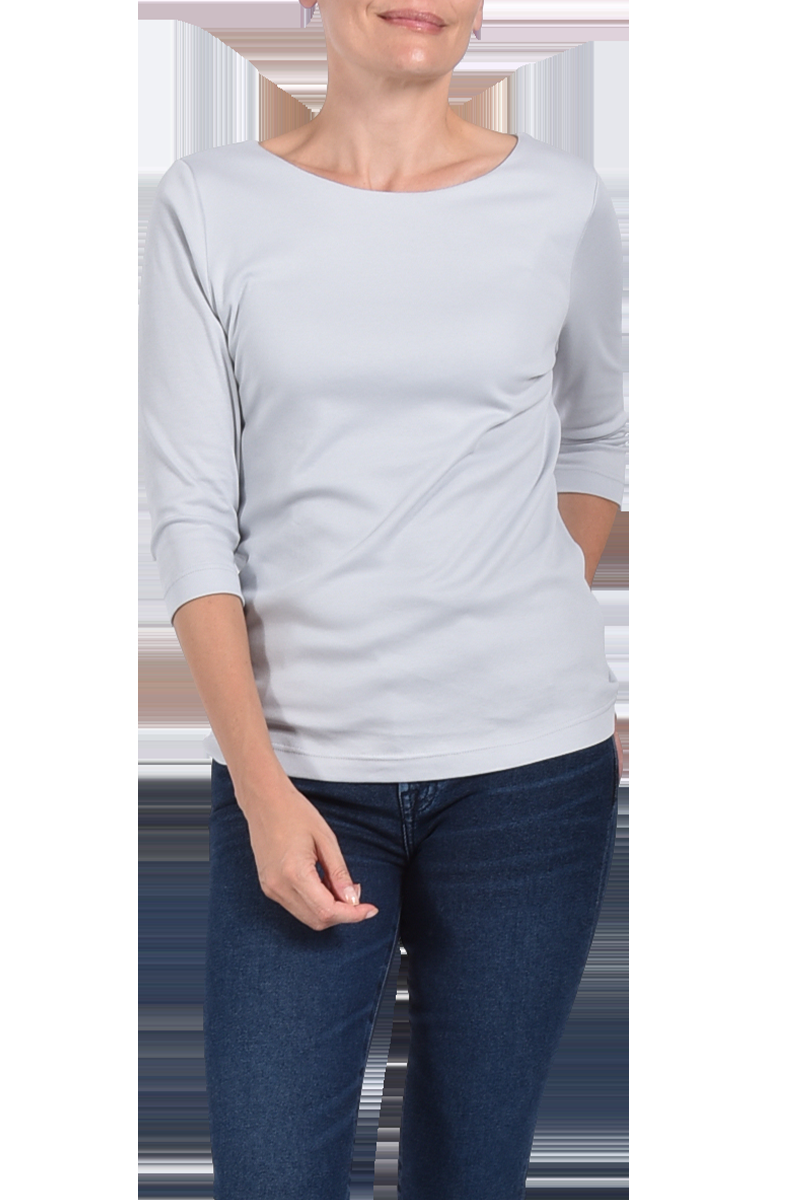 EFIXELLE Baumwollshirt mit U-Boot-Ausschnitt von EFIXELLE Vatertagsangebot