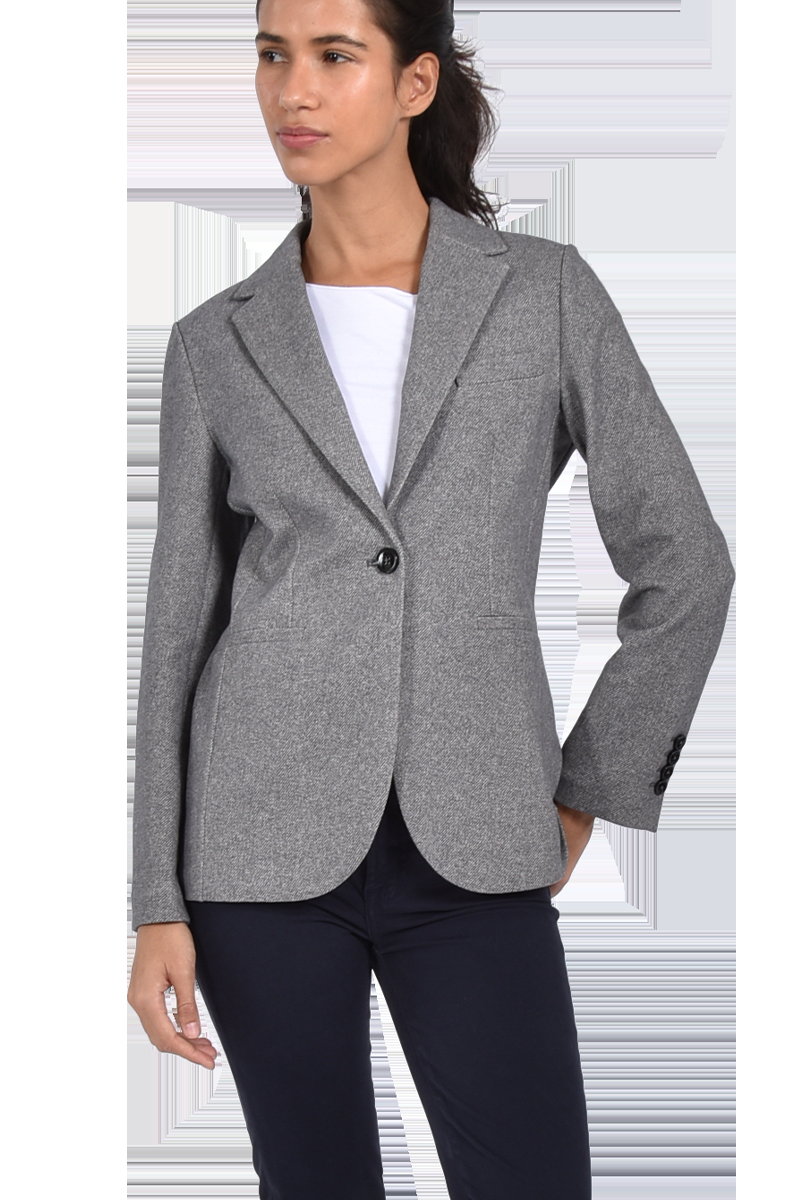 CIRCOLO Baumwollblazer mit Fischgräten-Muster von CIRCOLO Kauf eins, bekomm eins gratis