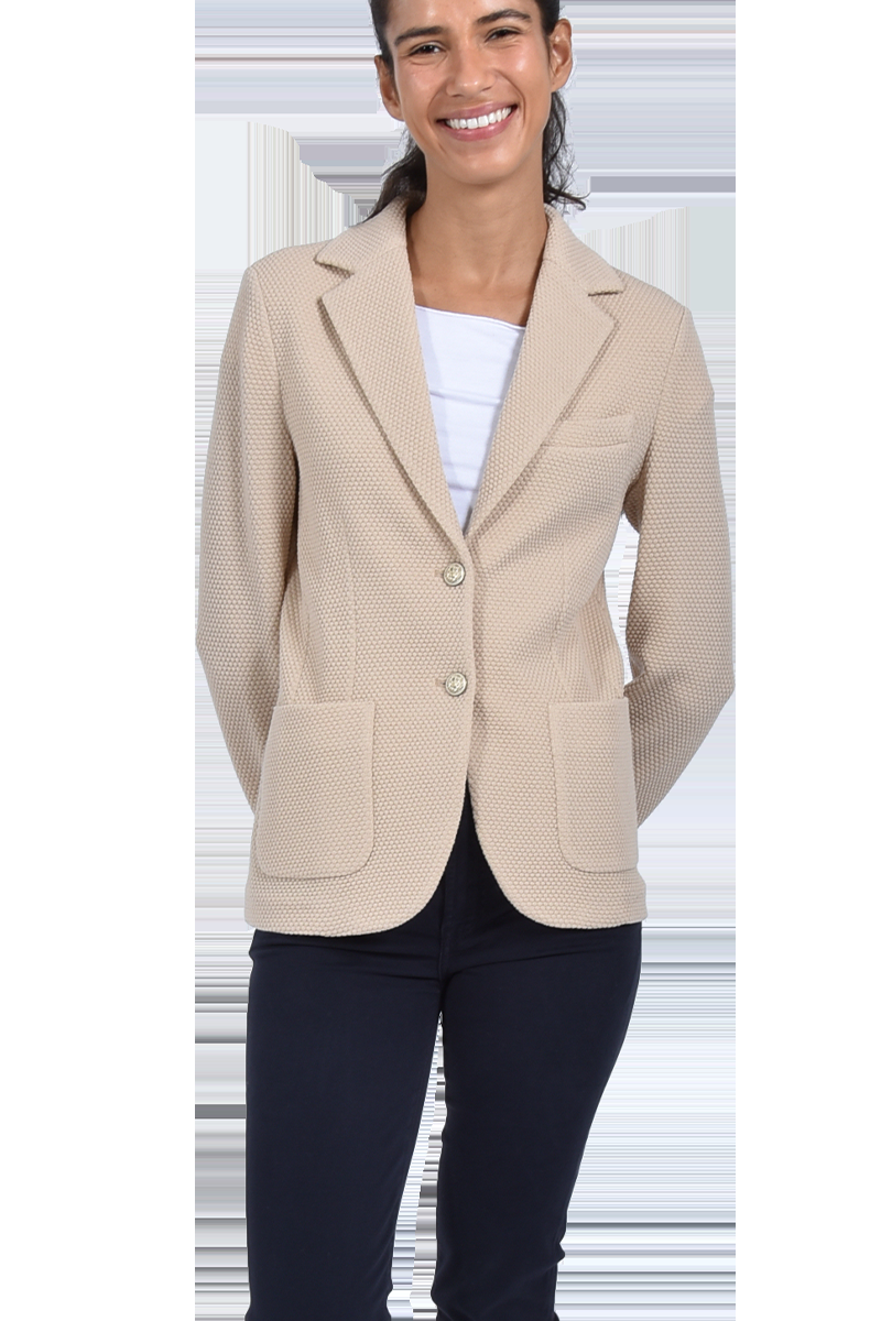 CIRCOLO Wollblazer mit Wabenmuster von CIRCOLO Tägliche Deals