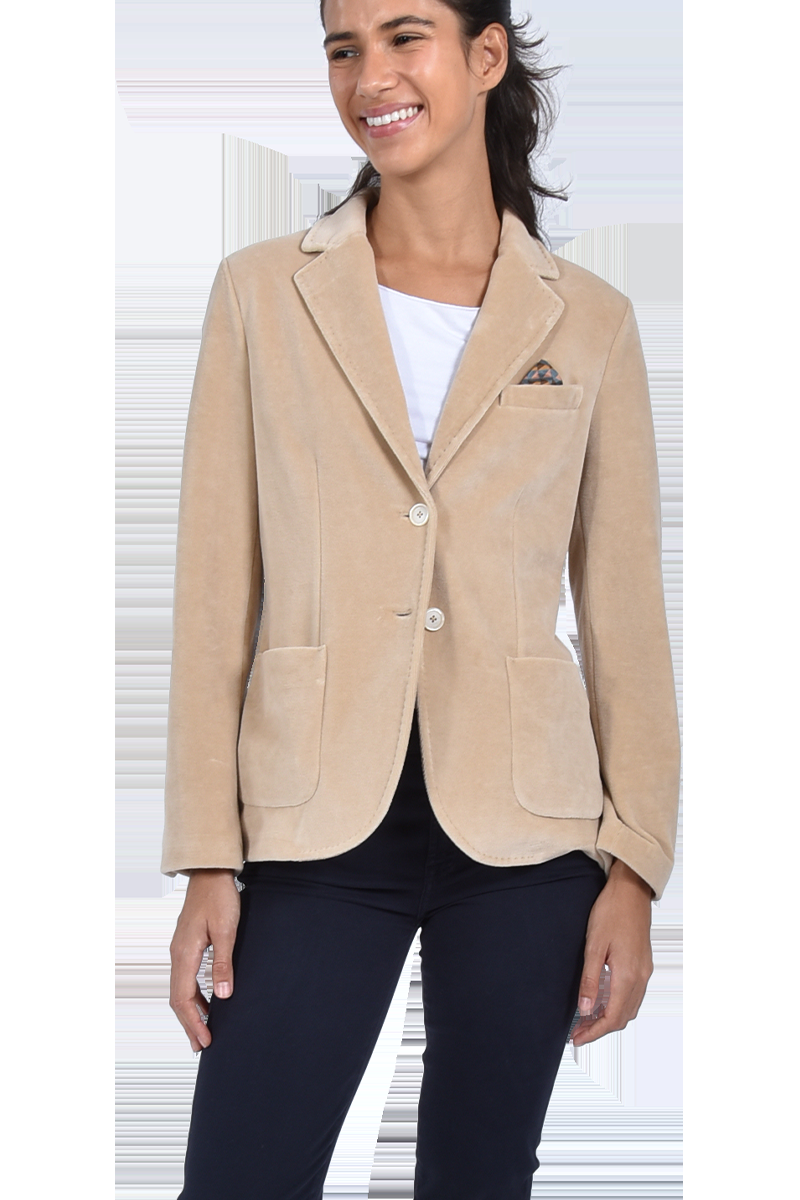 CIRCOLO Blazer aus Samtstretch von CIRCOLO Sonderangebote