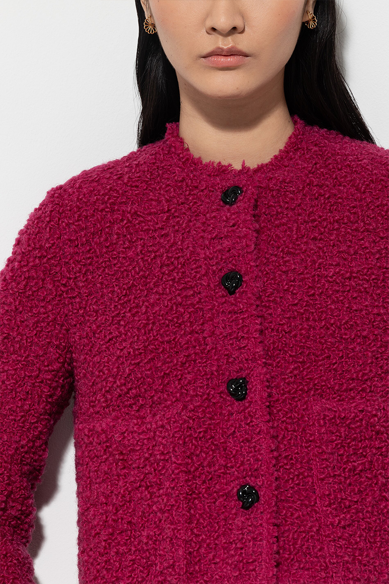 LUISA CERANO Tweedjacke aus Bouclé-Wolle von LUISA CERANO Wochenangebot
