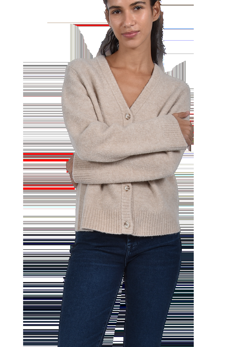 INSIEME Bouclé-Cardigan mit verkürzten Ärmeln von INSIEME Fabrikladen