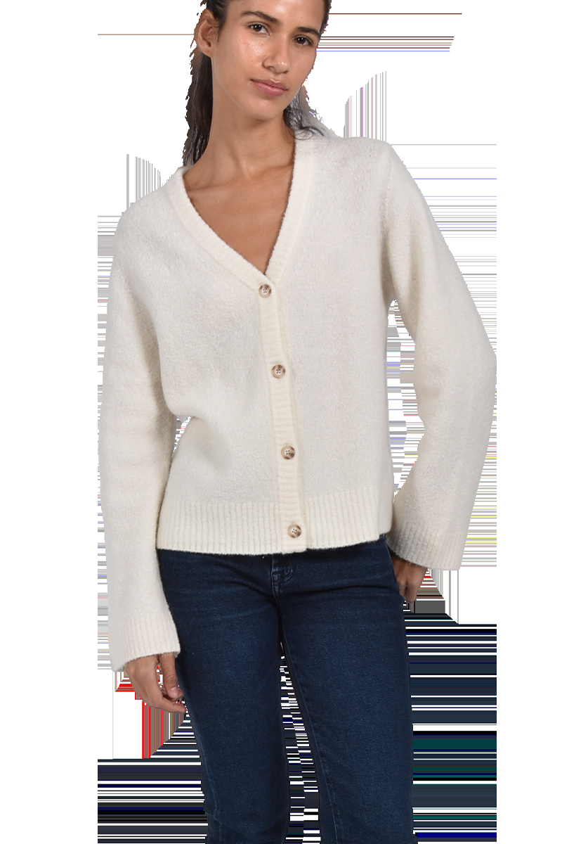 INSIEME Bouclé-Cardigan mit verkürzten Ärmeln von INSIEME Speichern exportieren