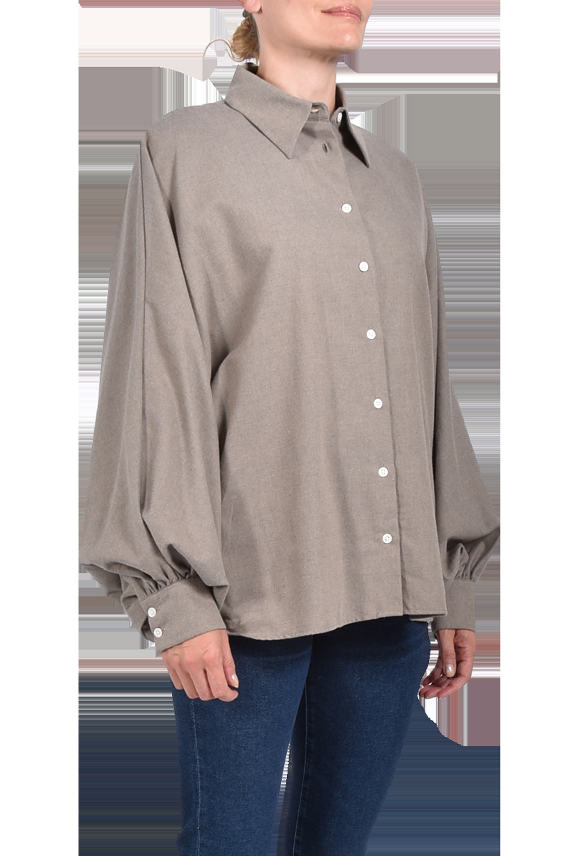 SOSUE Flanell-Bluse "Antonia" mit Fledermausärmeln von SOSUE 50% Rabatt für begrenzte Zeit