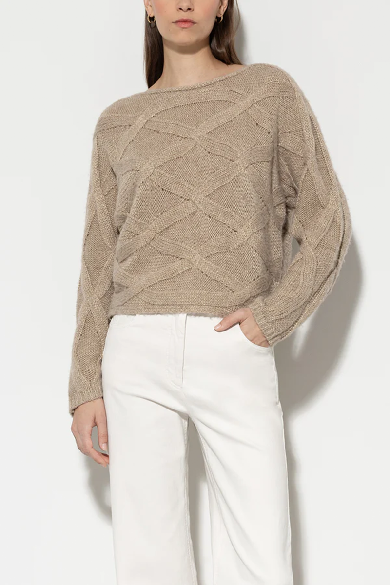 LUISA CERANO Pullover mit Zopfmuster von LUISA CERANO Valentinstagsangebot