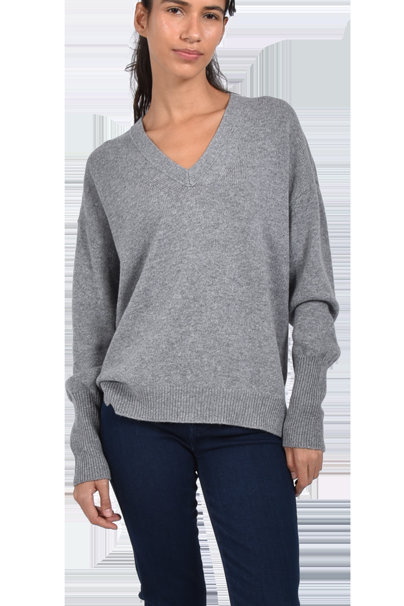 VAN KUKIL V-Ausschnittpullover "Paisley" aus 100% Kaschmir von VAN KUKIL Online