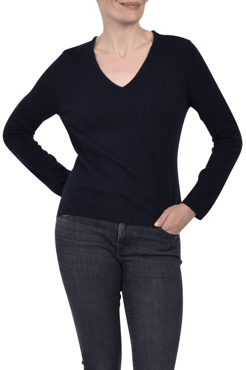 INSIEME V-Ausschnitt-Pullover aus Cashmere von INSIEME Rabatt