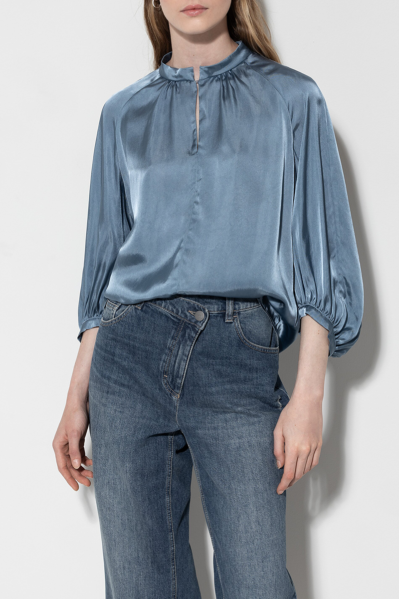 LUISA CERANO Stehkragenbluse mit 3/4-Arm von LUISA CERANO Black Friday