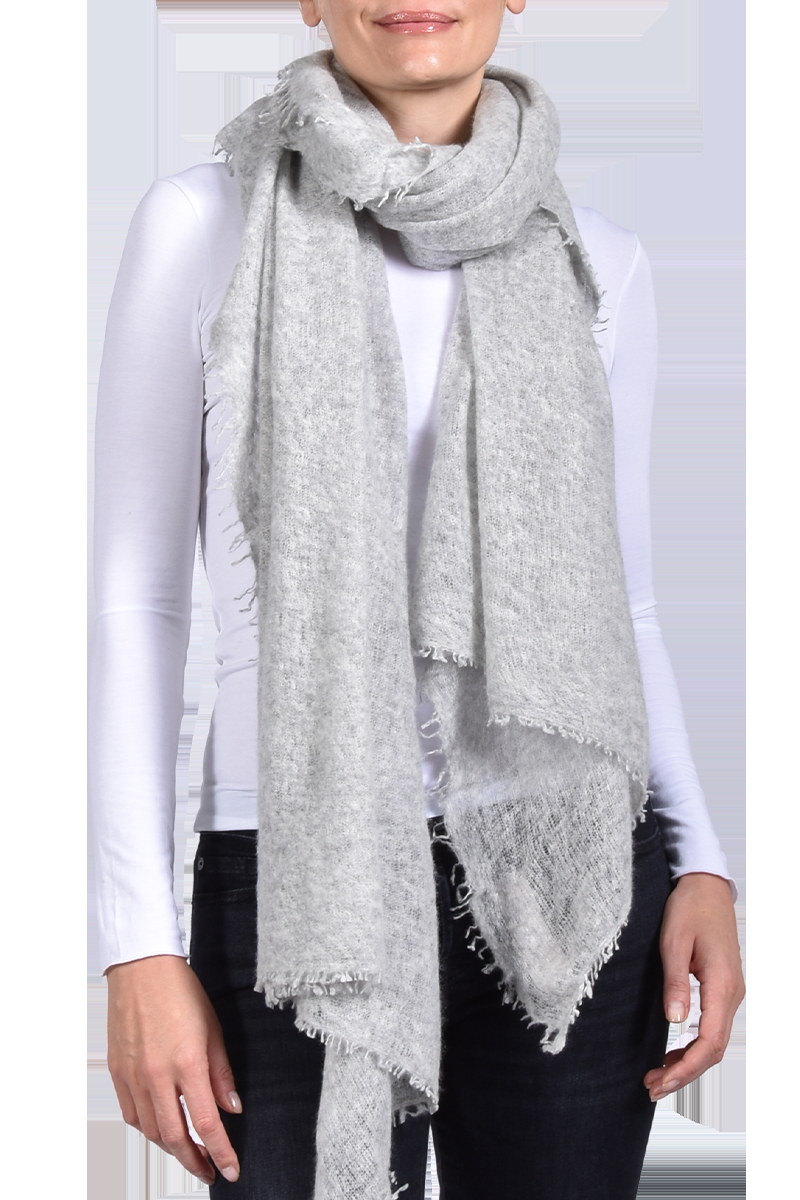 PUR SCHOEN Edles Cashmere-Tuch von PUR SCHOEN, Silber Angebote