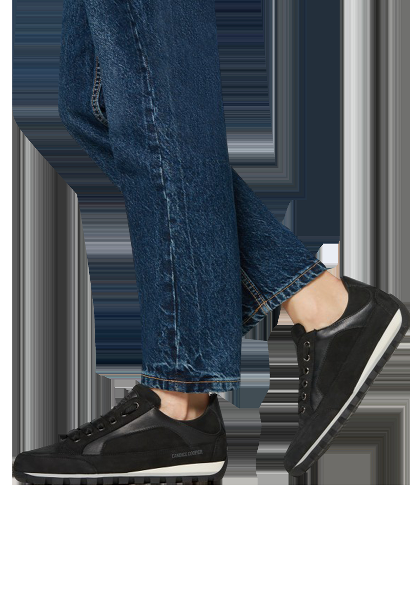 Candice Cooper Sneaker aus Leder und Velourleder "Runlo" von CANDICE COOPER Günstig kaufen
